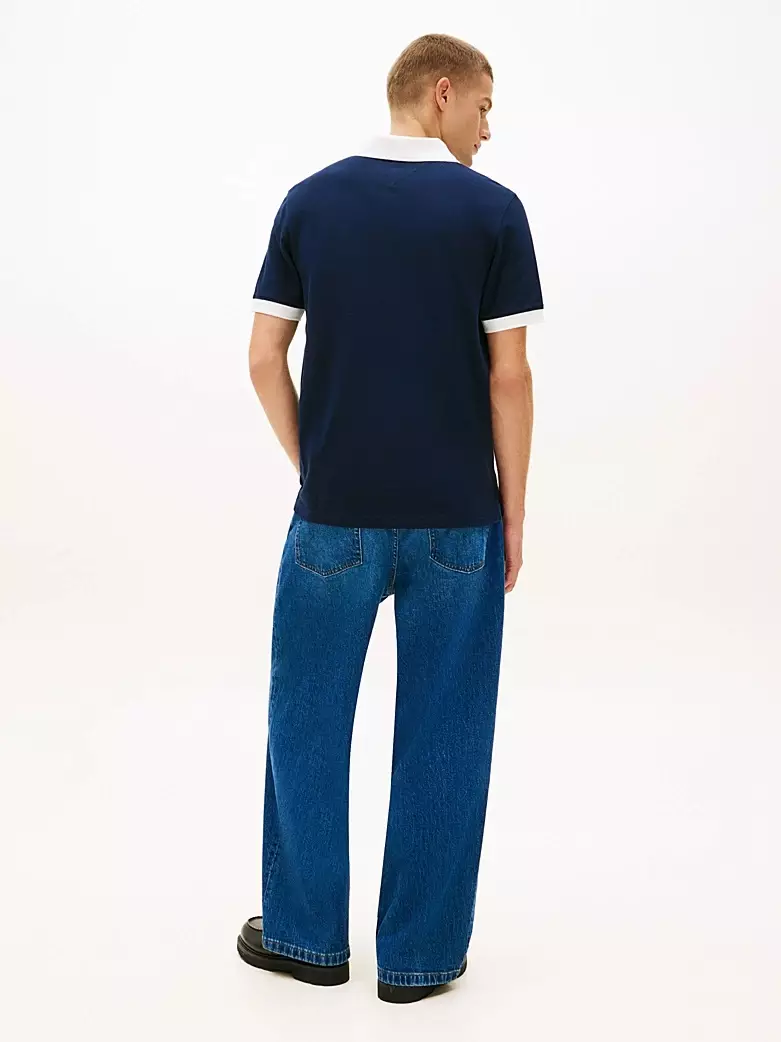 Tommy Jeans - Regular Fit Embroidery Pique Polo Shirt