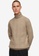 MANGO Man beige Braided Turtleneck Sweater F323AAA853159CGS_1