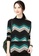 Its Me multi Stand-Up Collar Striped Plus Velvet Warm Sweater 781CAAA56E3D66GS_2
