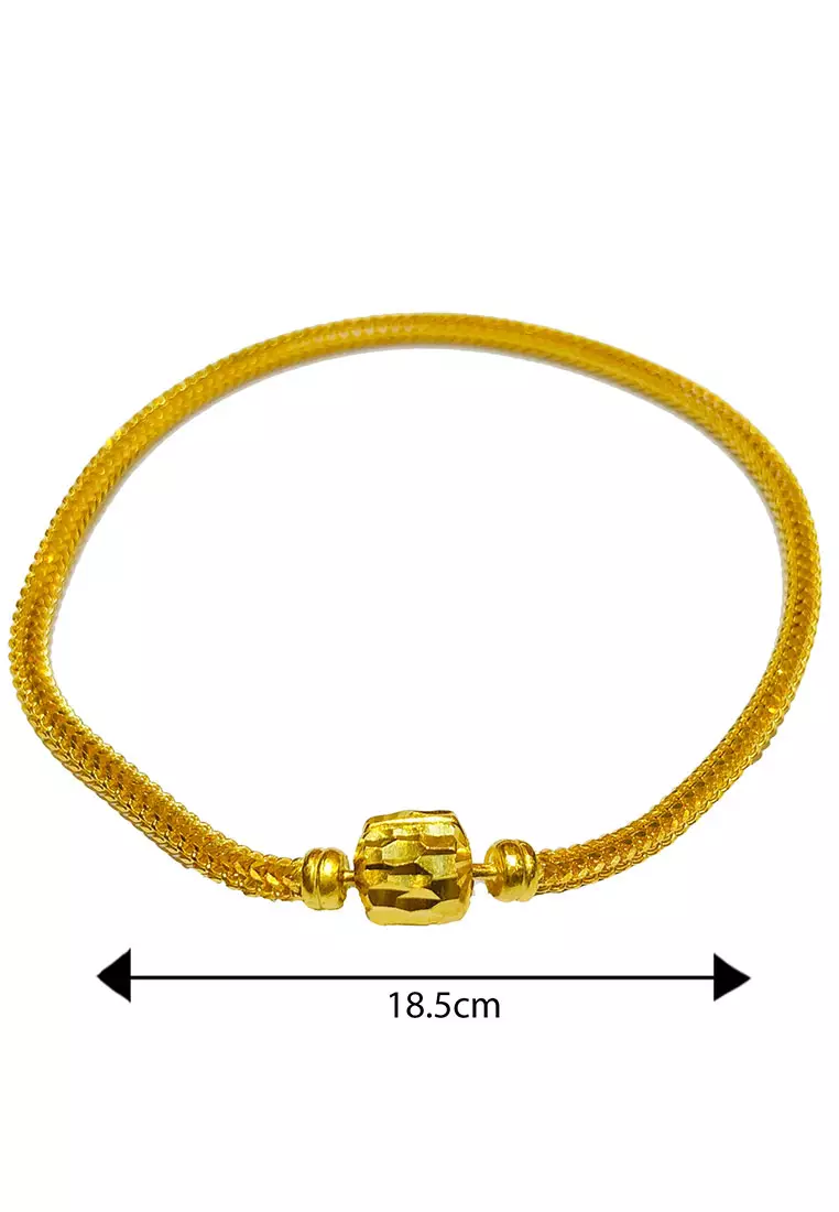 Buy LITZ LITZ 916 22K Gold Bracelet LGB0050 16.5cm 8.81g 2024
