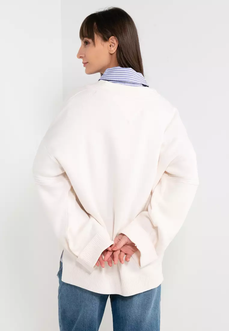Tommy best sale oversized sweater