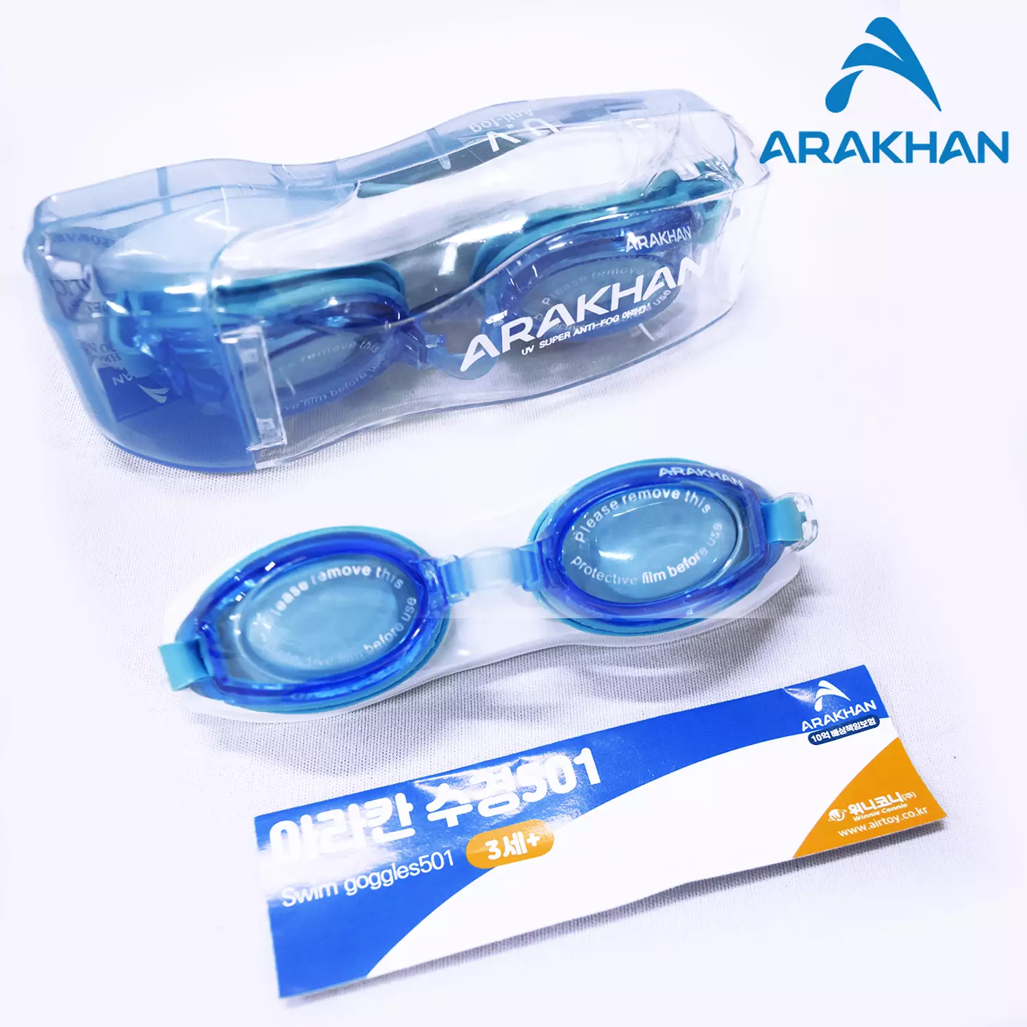 Kacamata Renang Korea Arakhan 501 Blue