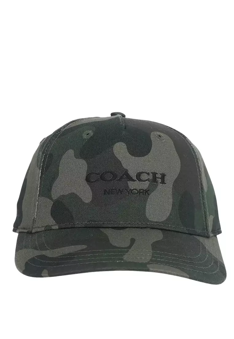 coach camouflage backpack men green multi Outlet West In Signature Camo Print Signature coated canvas and smooth calf leather Inside zip cell phone and multifunction pockets Inside tech sleeve Drawstring and speedclip closures fabric lining Top handle with 2 1/4 drop Outside zip and slip pockets Outside zip access to interior Adjustable shoulder straps 10 1/2 (L) x 16 1/2 (H) x 6 (W) Style No. Coach Outlet Track Backpack In