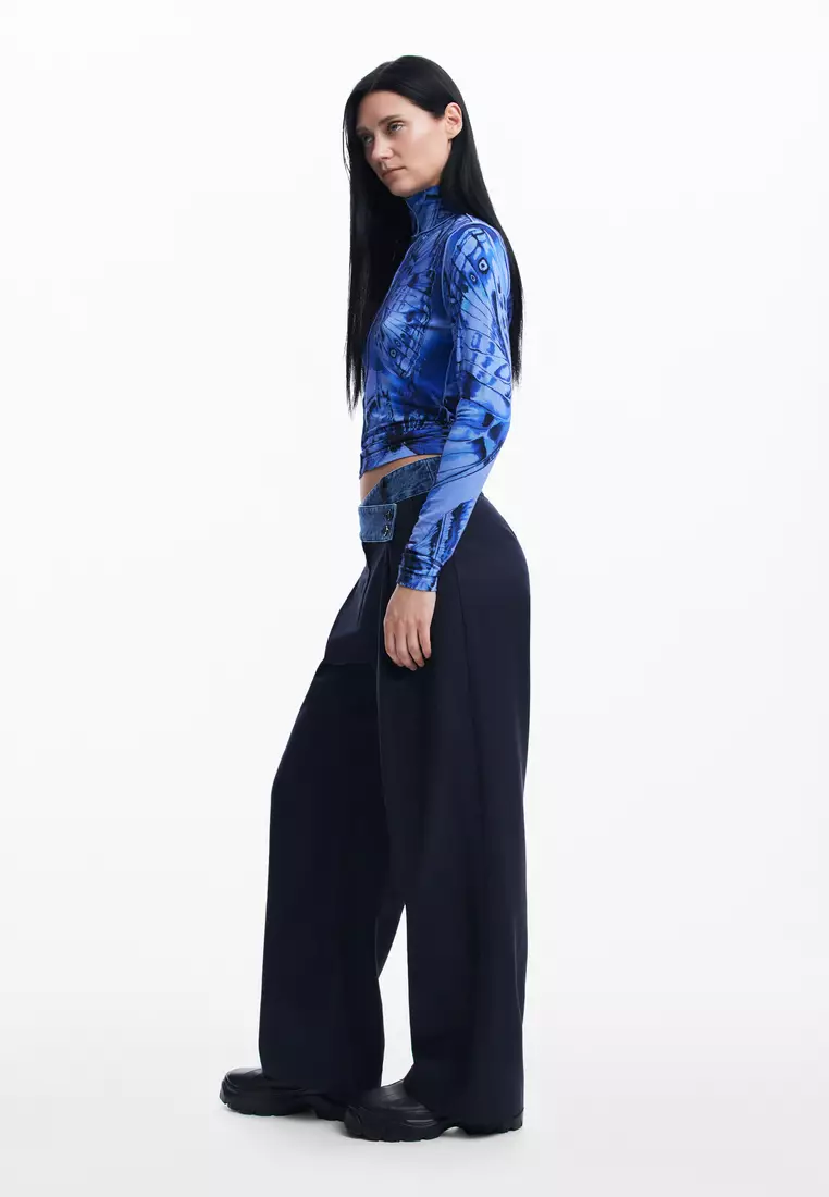 Desigual Woman Butterfly T-shirt.