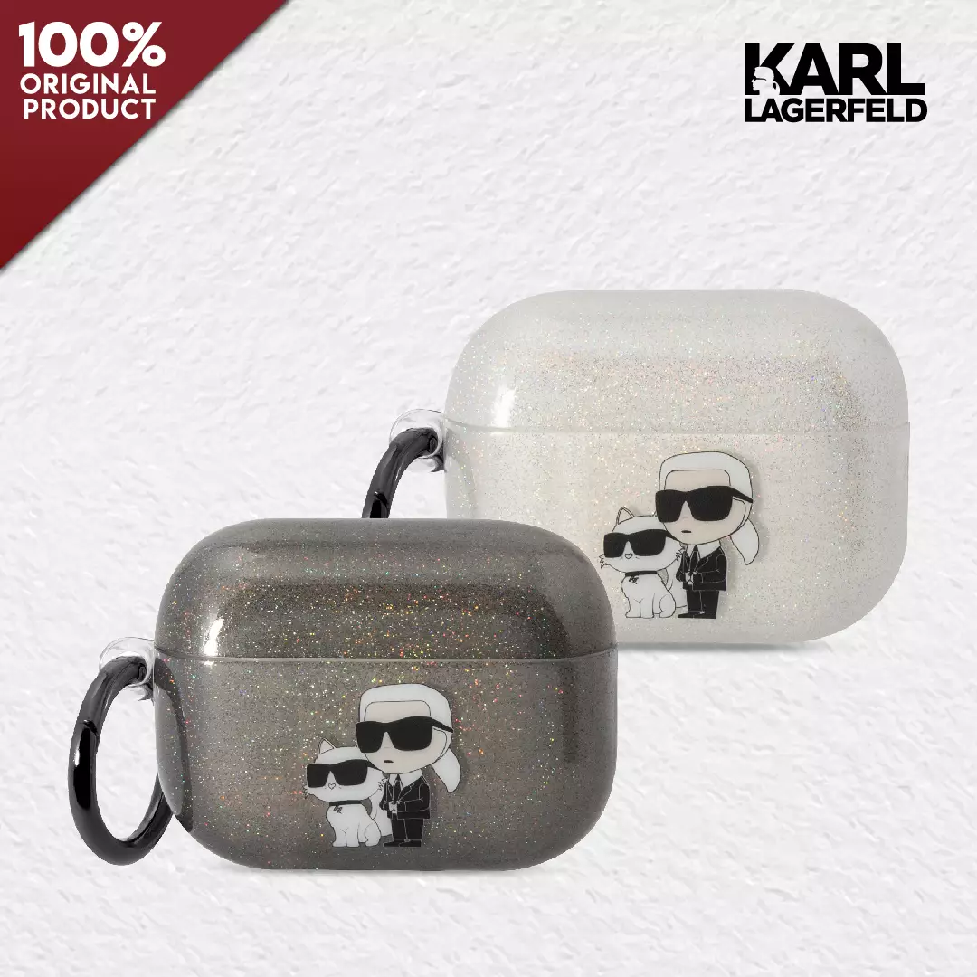 Jual Karl Lagerfeld Case Airpods Pro Gen2 Karl Lagerfeld TPU Glitter ...