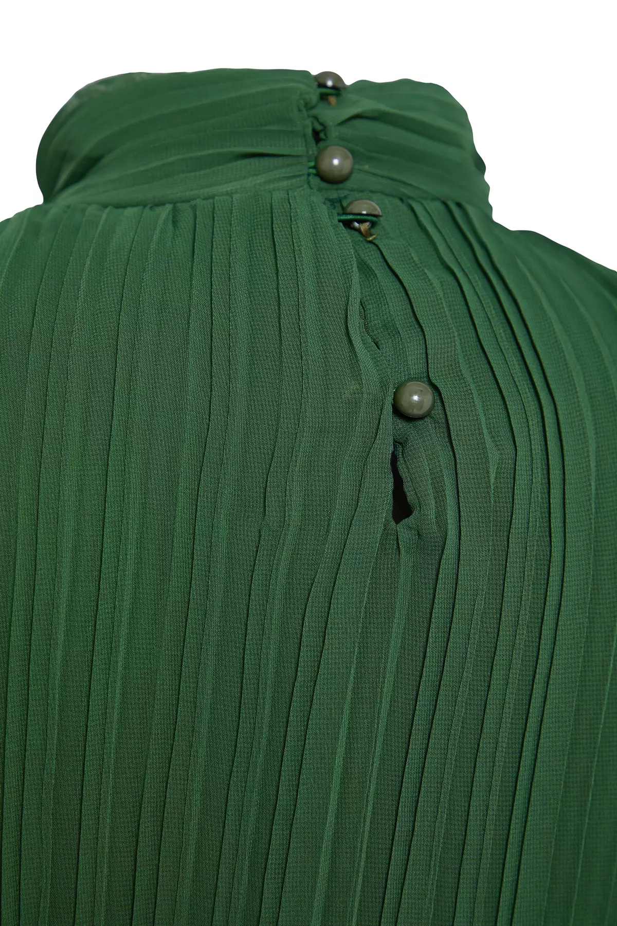 MODEST Pleated Chiffon Dress