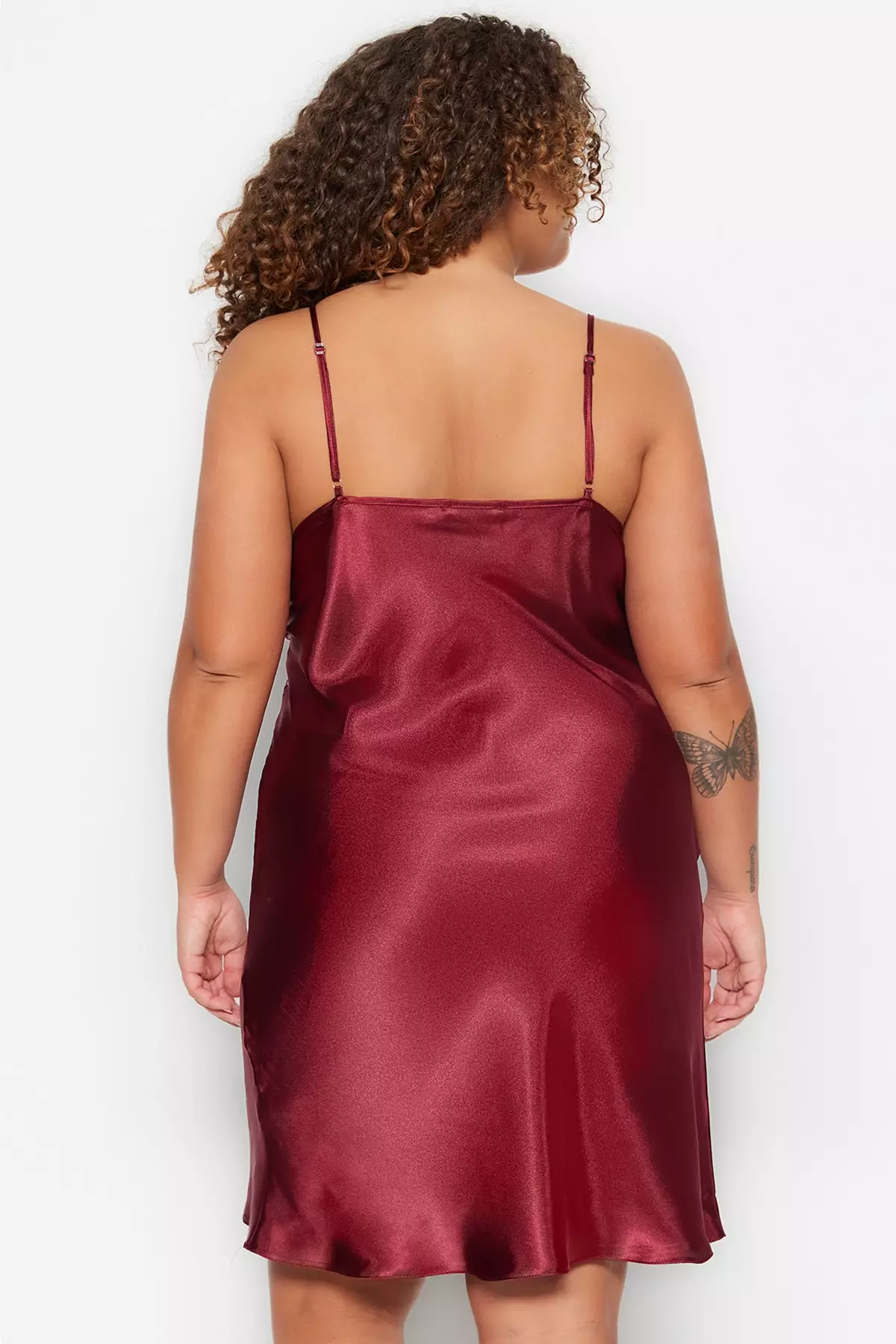 Plus size red online nightgown