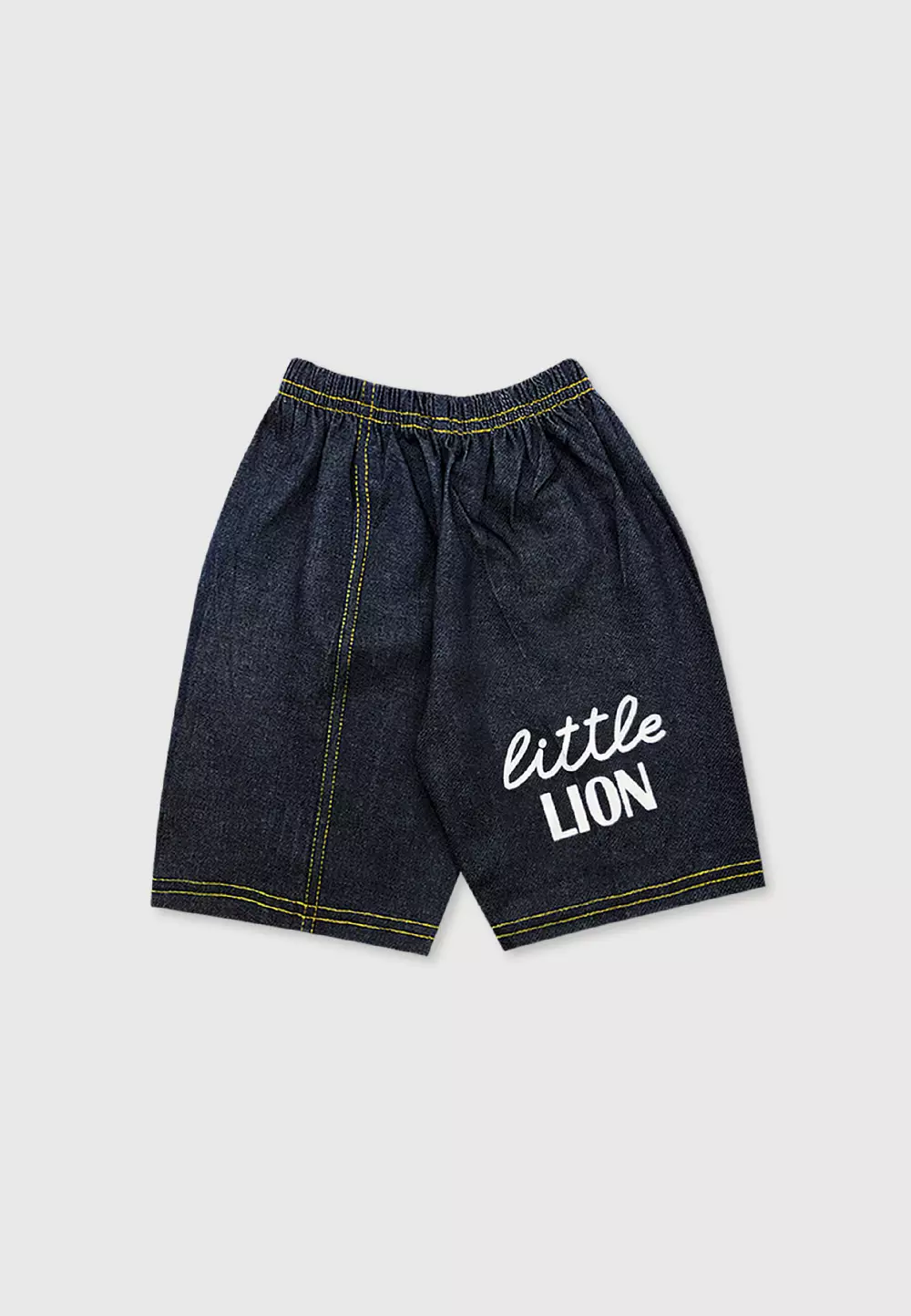Wakakids Baju Bayi Anak Laki Laki Usia 12 Bulan Hingga 18 Bulan Setelan Celana Jeans Motif Little Lion 3401 Biru