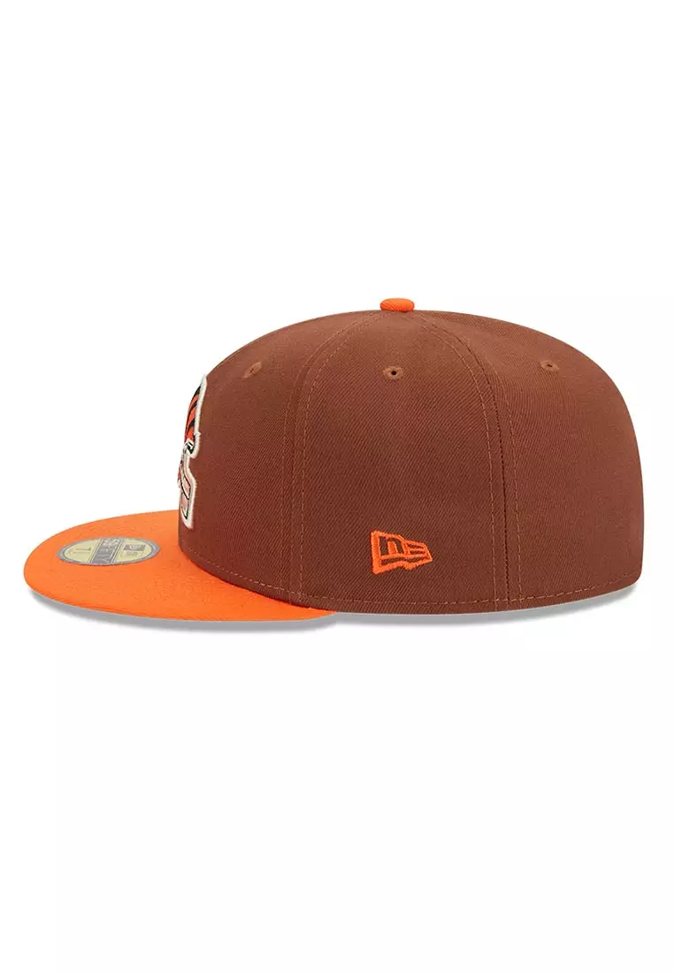 Men's New Era Orange Cincinnati Bengals The Pastels 59FIFTY Fitted Hat