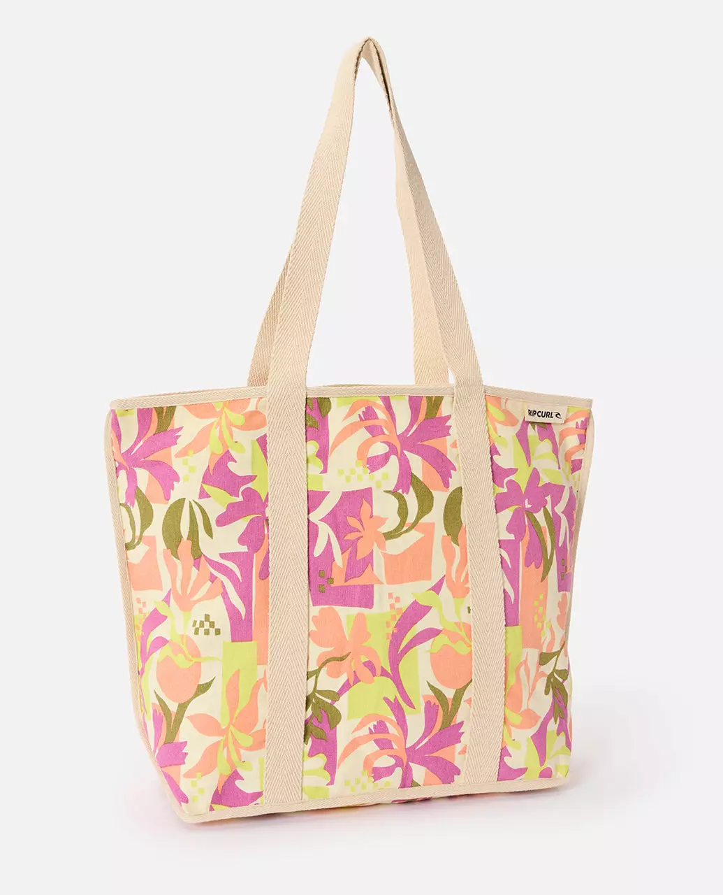 Rip Curl Women Mixed Canvas 31L Tote Bag - Purple Pink