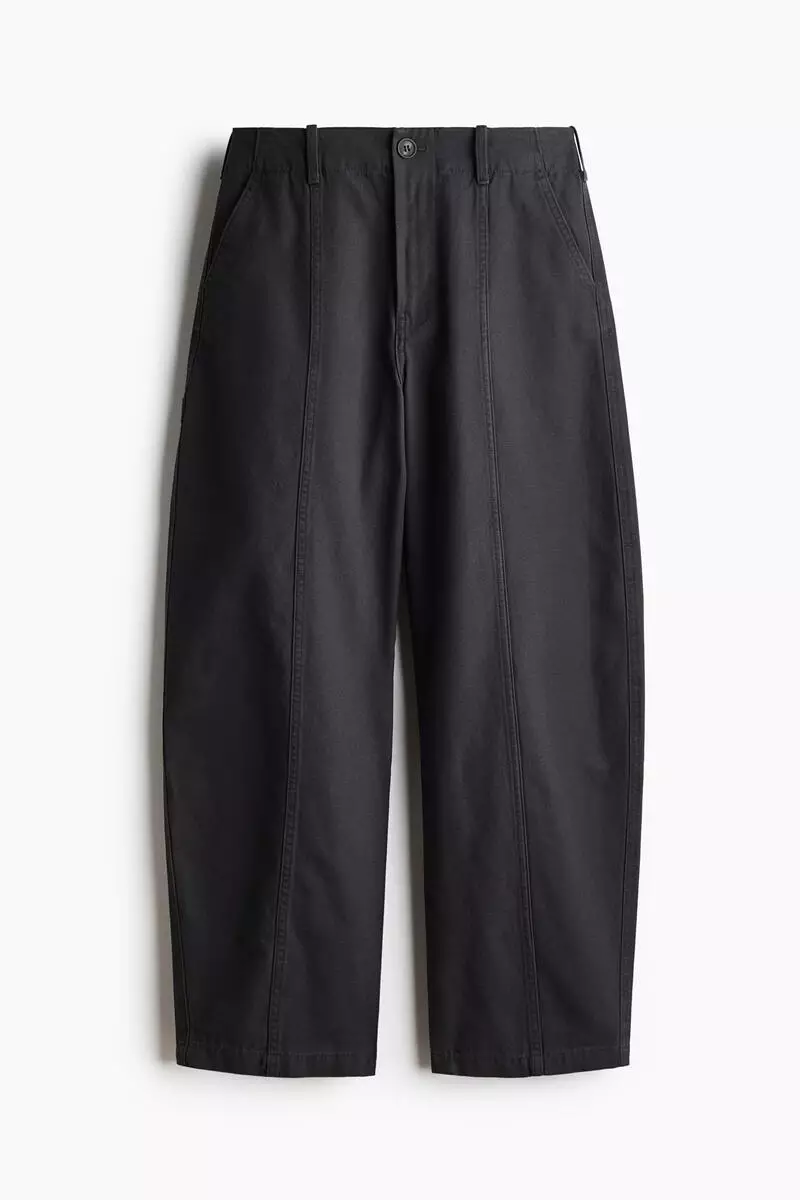 Barrel cargo trousers