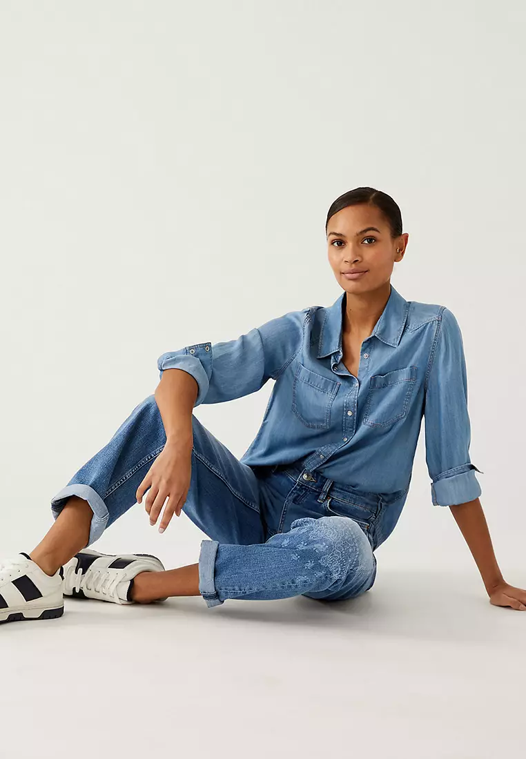 Boyfriend Ankle Grazer Jeans