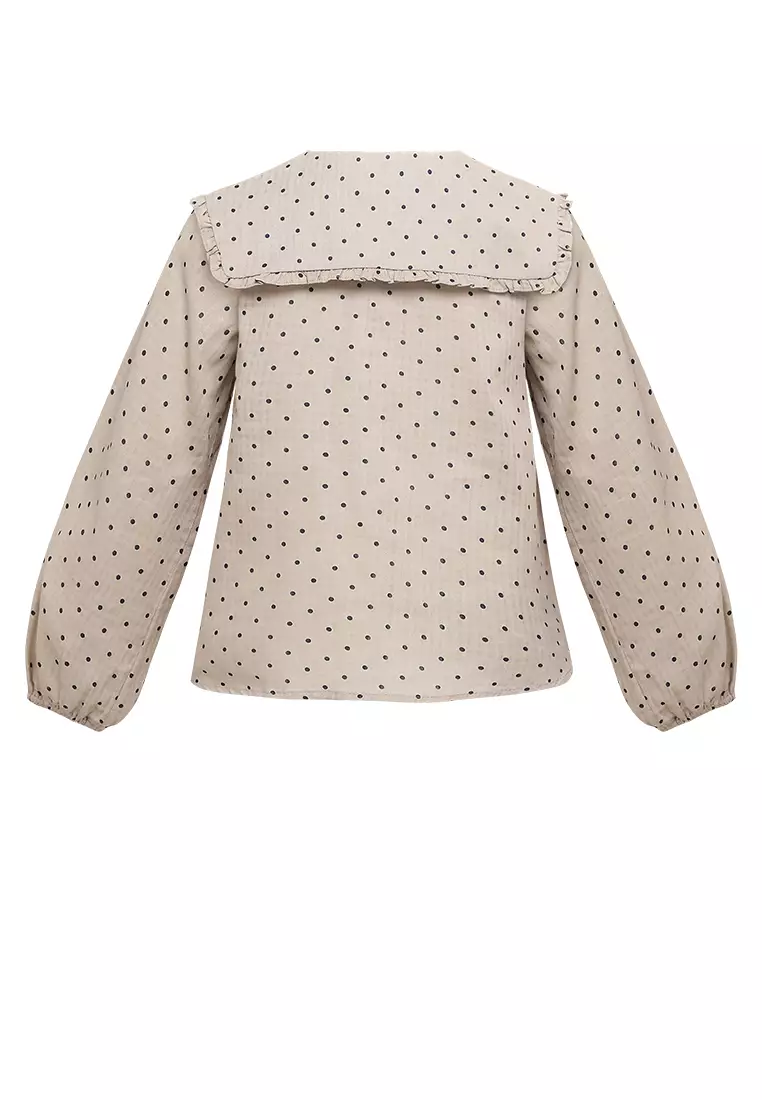 Pito Dito Girl Kalava Blouse Panjang Anak Coksu Motif Polkadot