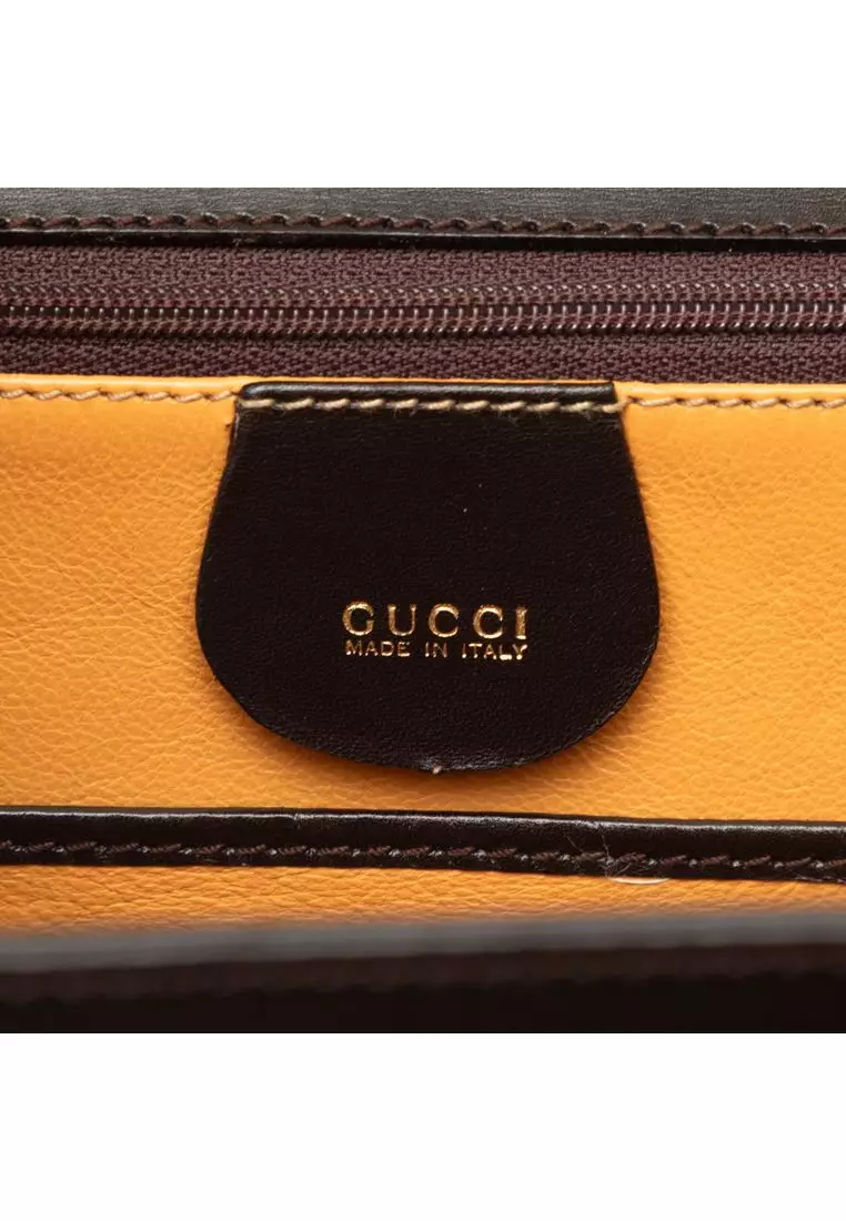 Pre-Loved Gucci Calfskin Bamboo Night