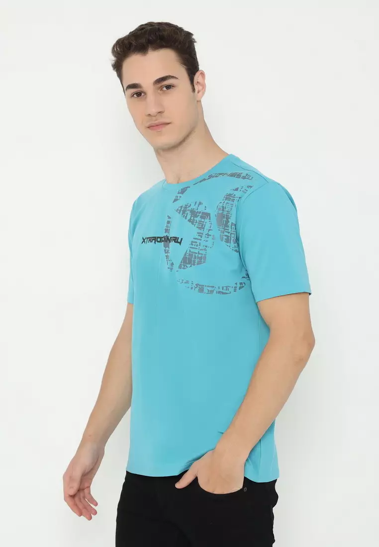 XTRAORDINARY T-Shirt Cotton Spandex Pria 48064