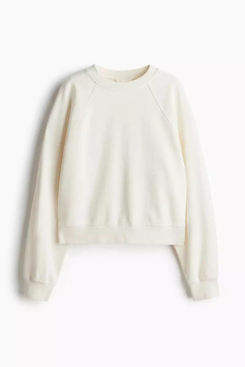 Washed cotton sweatshirt