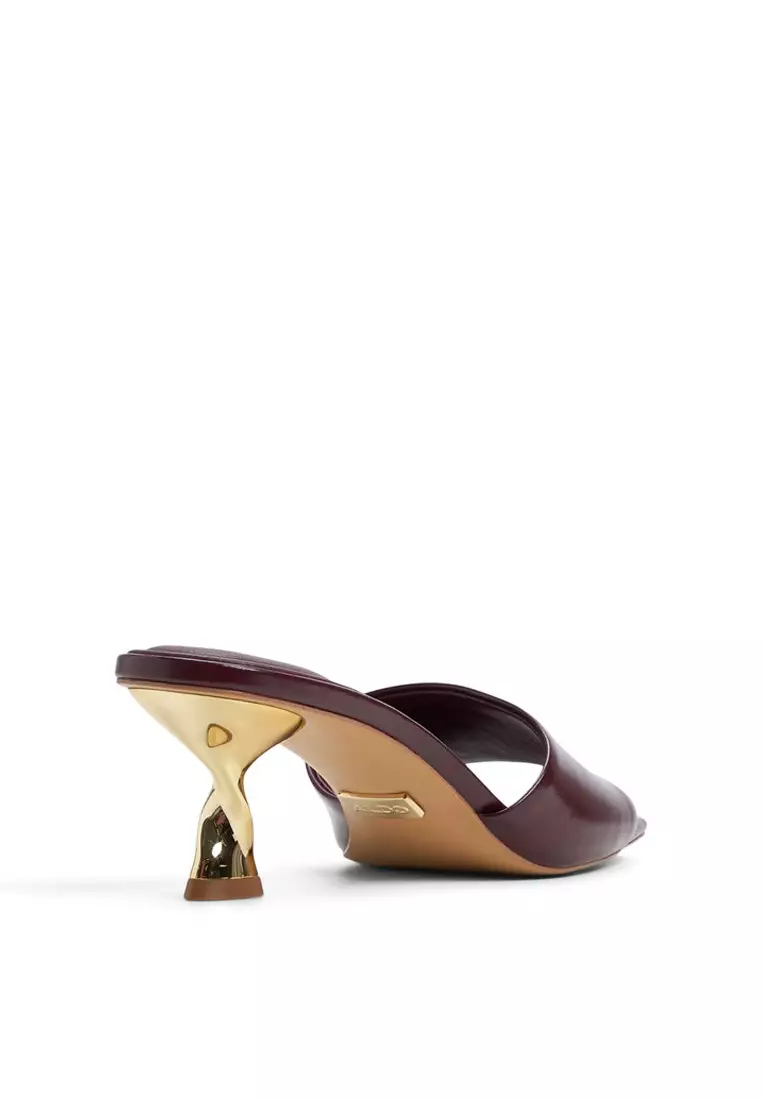 Goldenshine Twisted Kitten Mules
