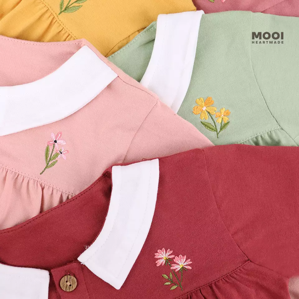 Mooi Atasan Anak Perempuan Sophia Top - Pink Peach