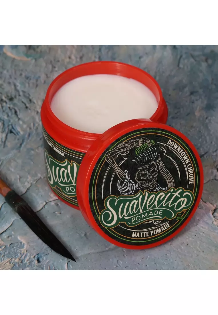 Suavecito Matte Hold Pomade - Downtown Chrome (Summer 2024 Edition) [SVC203]
