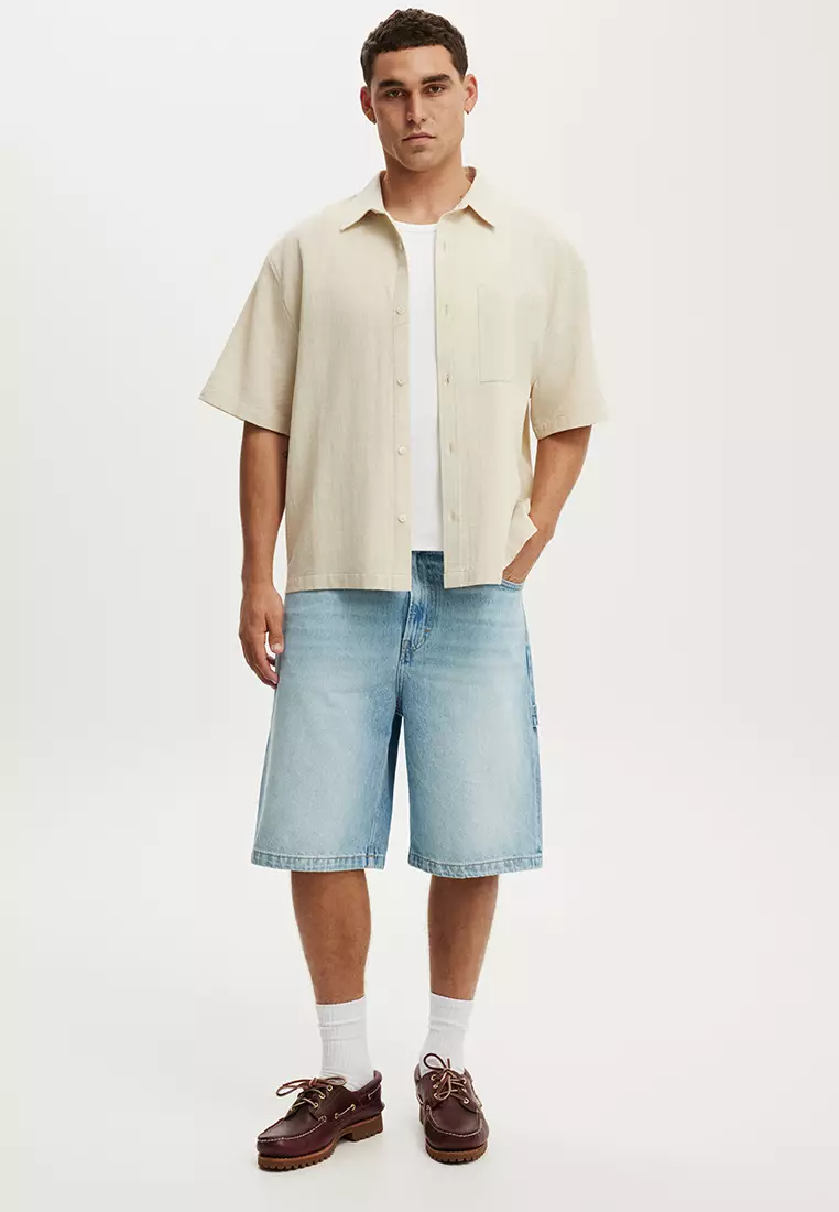 Boxy Fit Short Sleeves Shirt