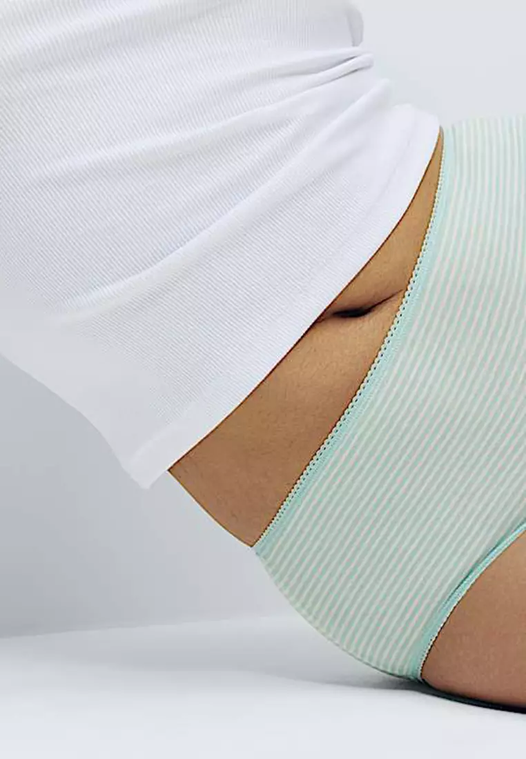 5pk Cotton Lycra High Rise Shorts