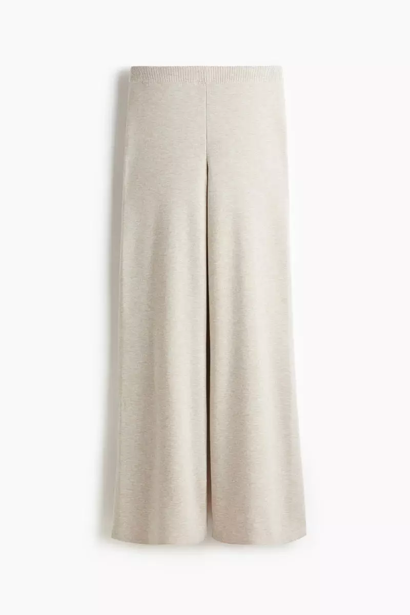 Fine-knit trousers