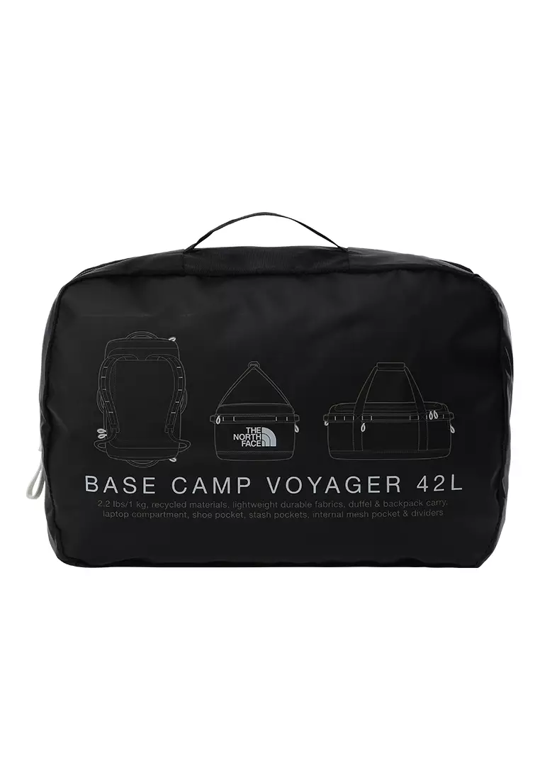 THE NORTH FACE NF0A52RQ53R1 BASE CAMP VOYAGER DUFFEL 42 BLACK DUFFEL BAG