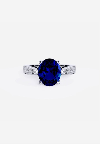 Vinstella Jewellery blue and silver Sky Sapphire Ring 28A6EAC049484AGS_1