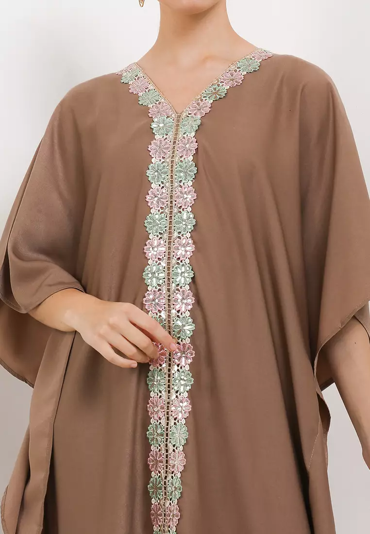 Colorfull Lace Kaftan