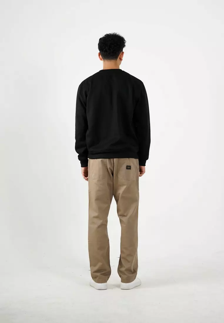 Greenlight Men's Jacket Crewneck Sweatshirt Regular Fit Fleece Sky Playlist OL-C070425