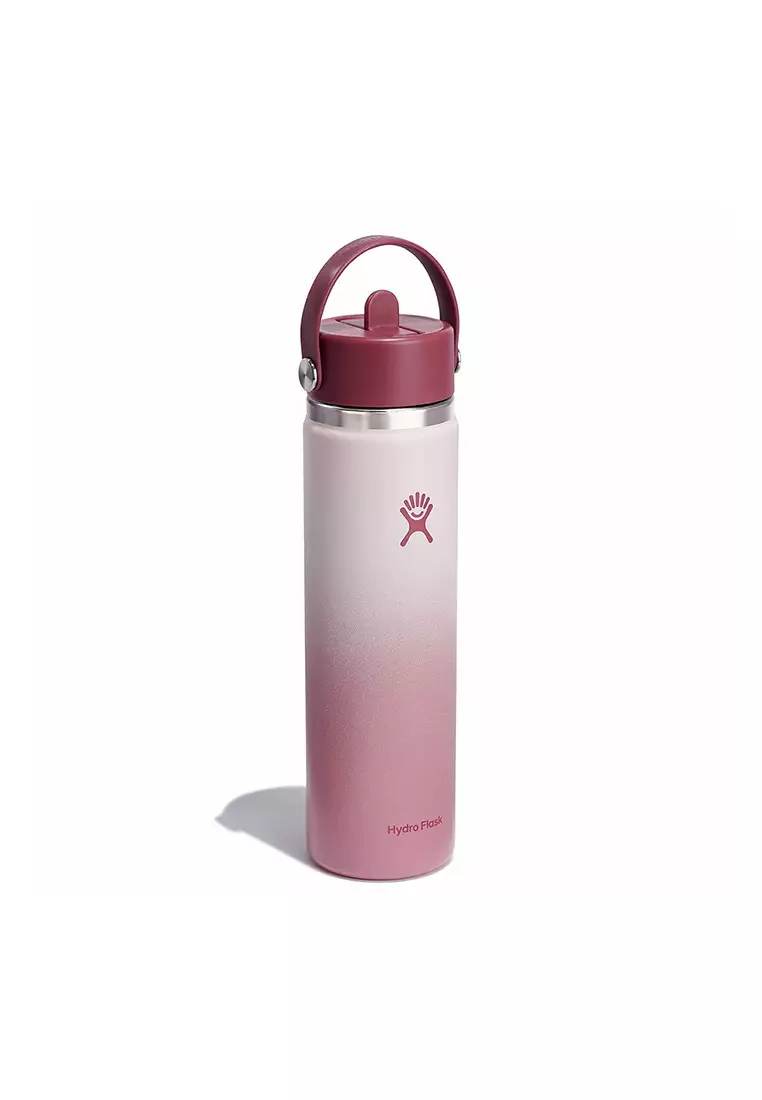 Jual Hydro Flask Hydro Flask Wide Mouth Flex Straw Cap Bayberry Ombre ...