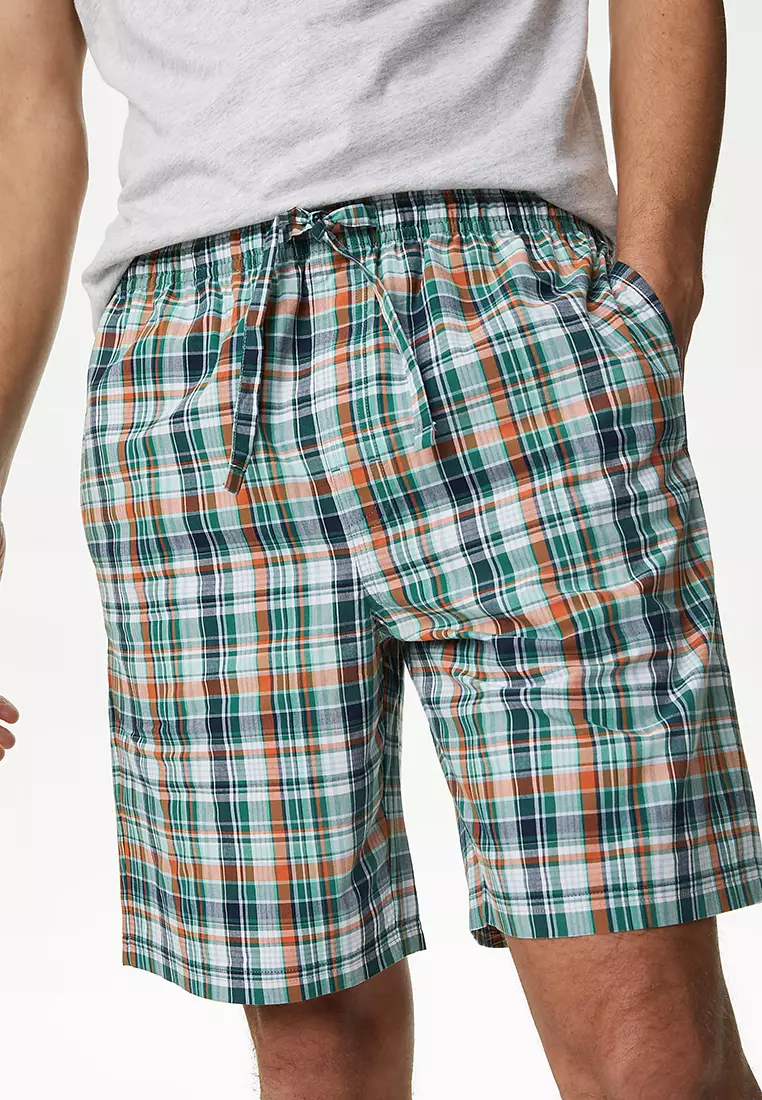 Pure Cotton Checked Pyjama Set