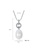 SUNRAIS silver Premium Colored Stone Silver Drop Necklace 83724AC3DD8128GS_4