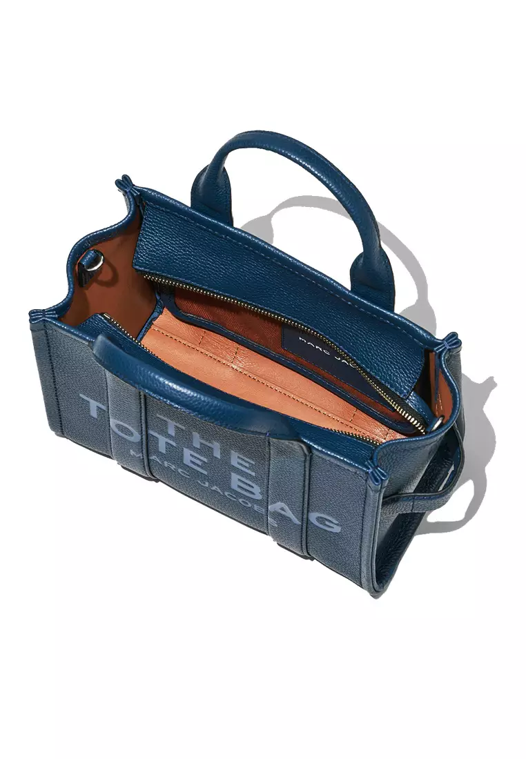 The Leather Small Tote Bag Traveler Tote Blue Sea H009L01SP21