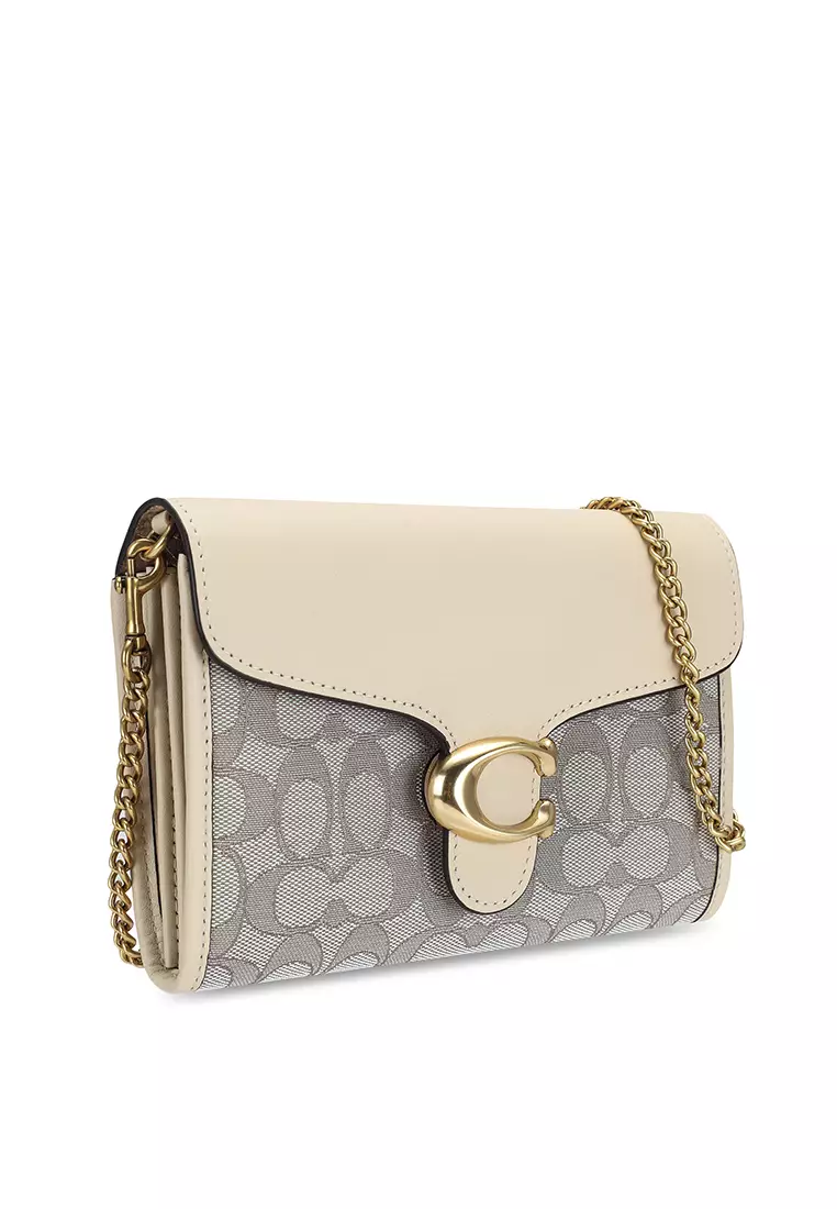 Signature Jacquard Tabby Chain Clutch