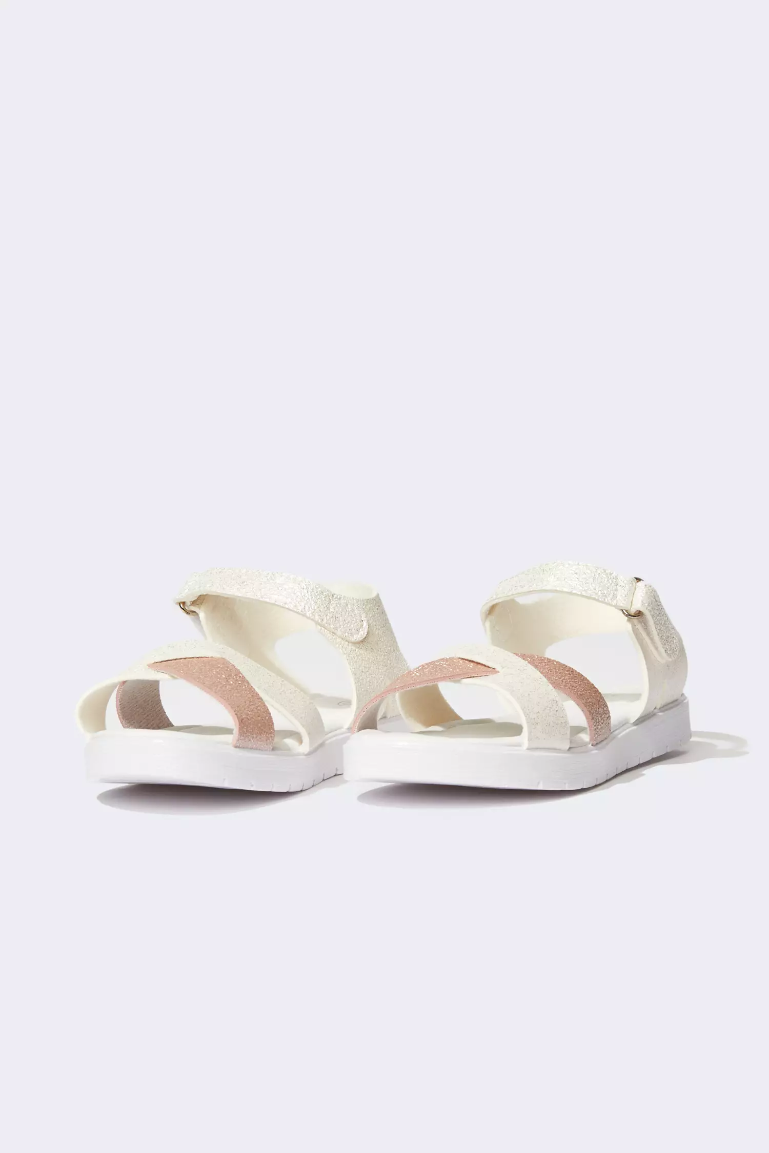 White strap sandals flat hotsell