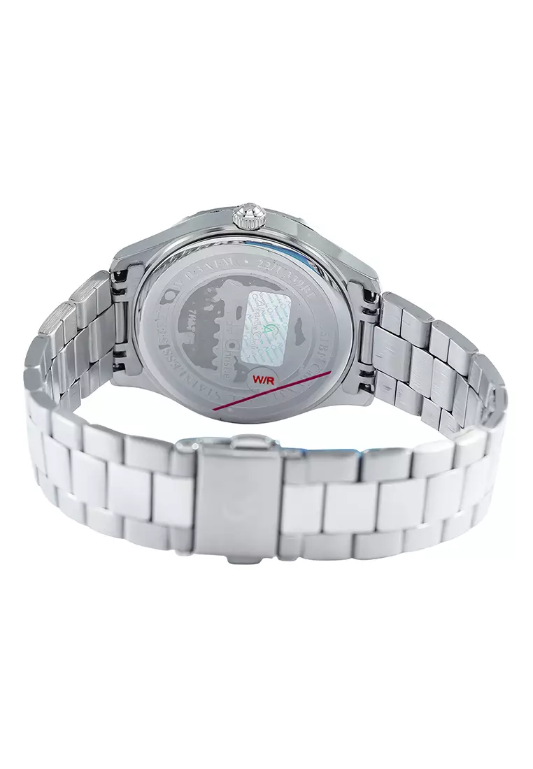 Alexandre Christie - Jam Tangan Wanita - Silver Black - Stainless Steel - 2A51 BFBSSDG