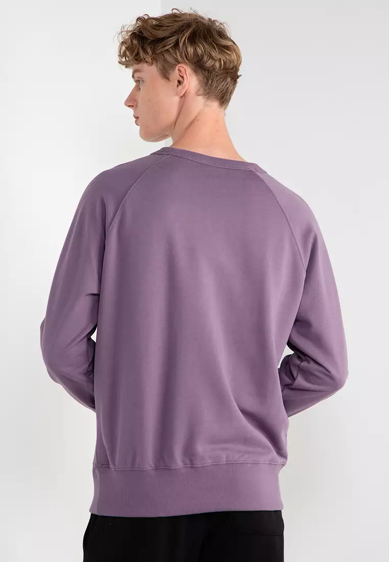 Purple crewneck clearance