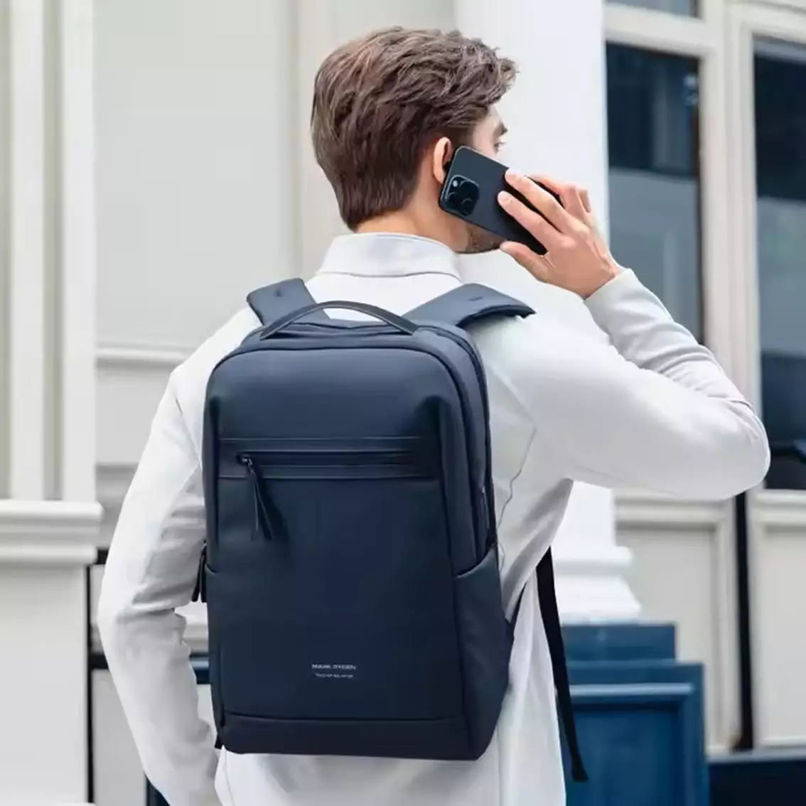 Mark Ryden Tas Ransel Backpack Laptop 15.6 Inch USB MR6075-BLACK