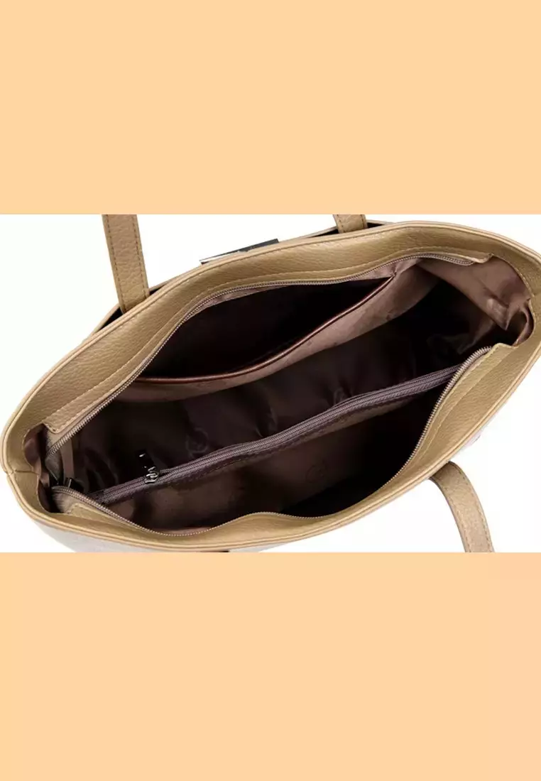 Minimalistic Chic Faux Leather Tote Bag