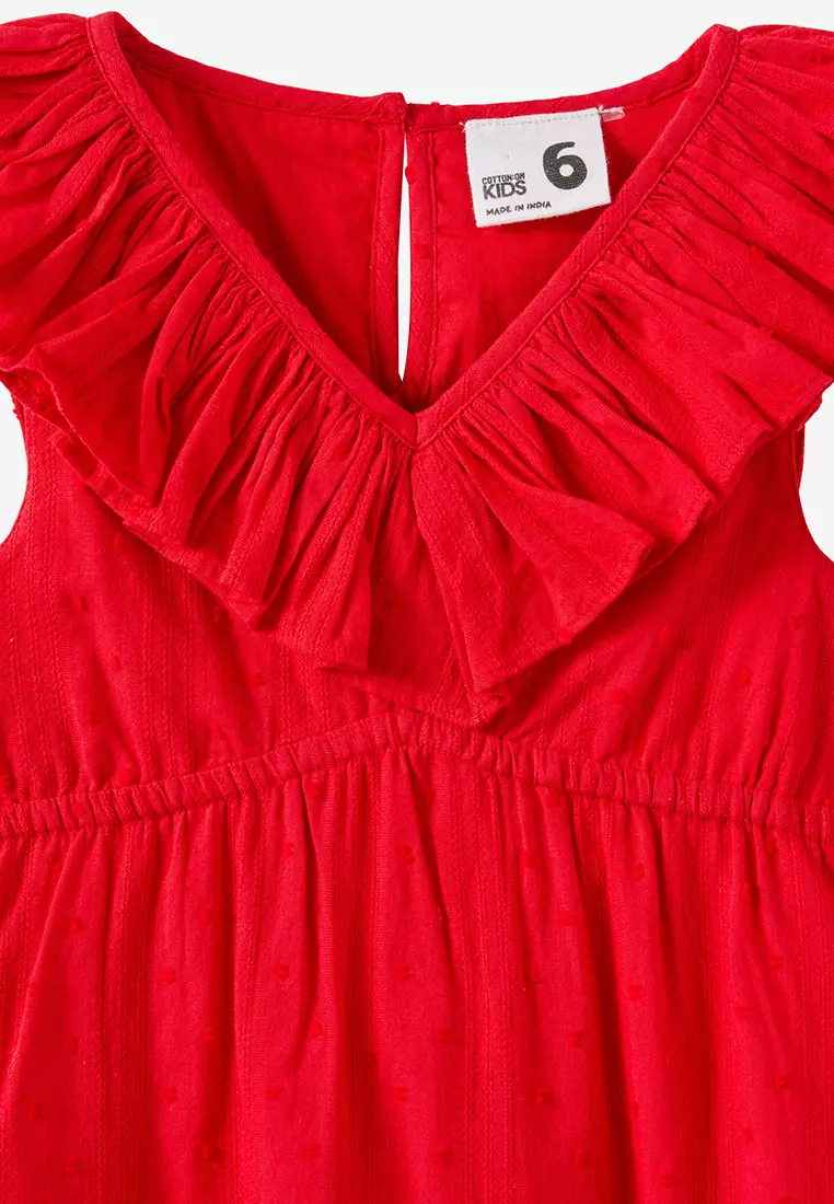 Frida Flutter Sleeve Dress