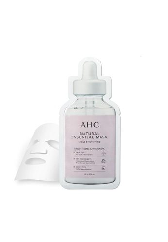 AHC AHC Natural Essential Mask Aqua Brightening 28g (1 piece) 39C5ABEDAC540CGS_1