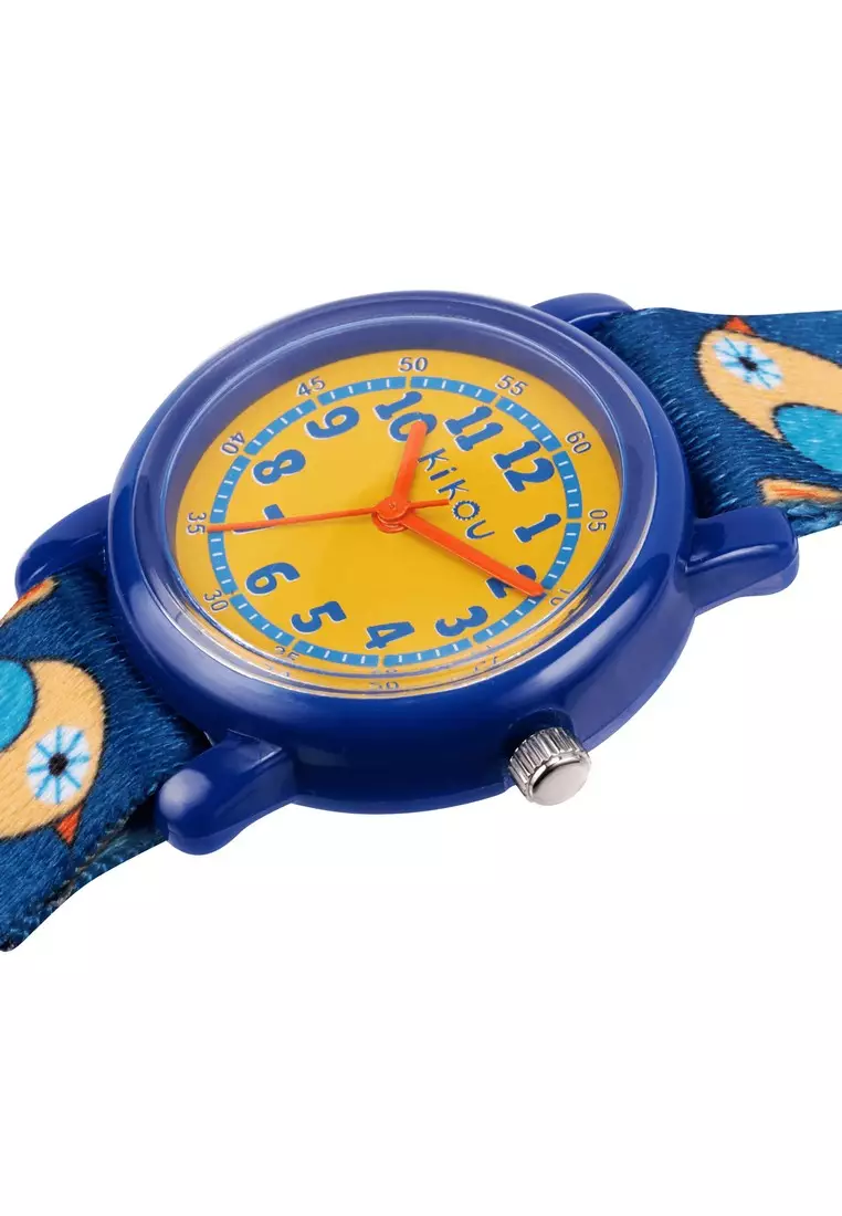 【Christmas Gift】 Kikou Cartoon 系列 28mm 橙色 錶盤 兒童手錶 R4551104001