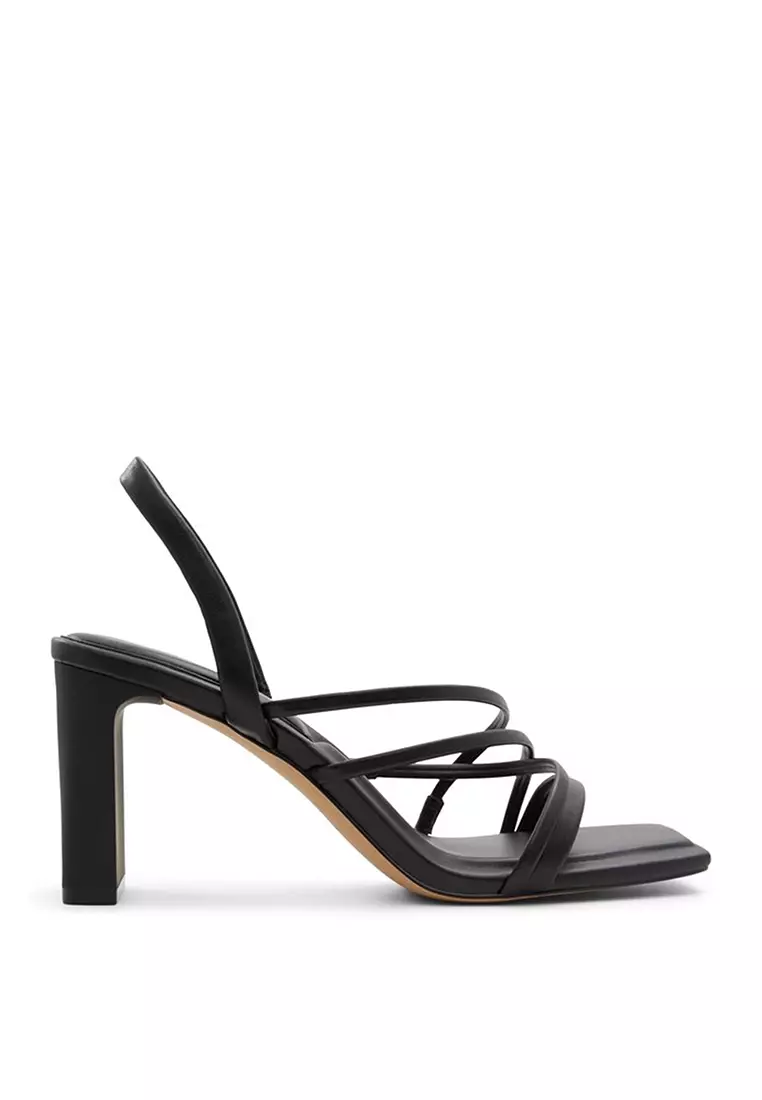 Aldo strappy black clearance heels