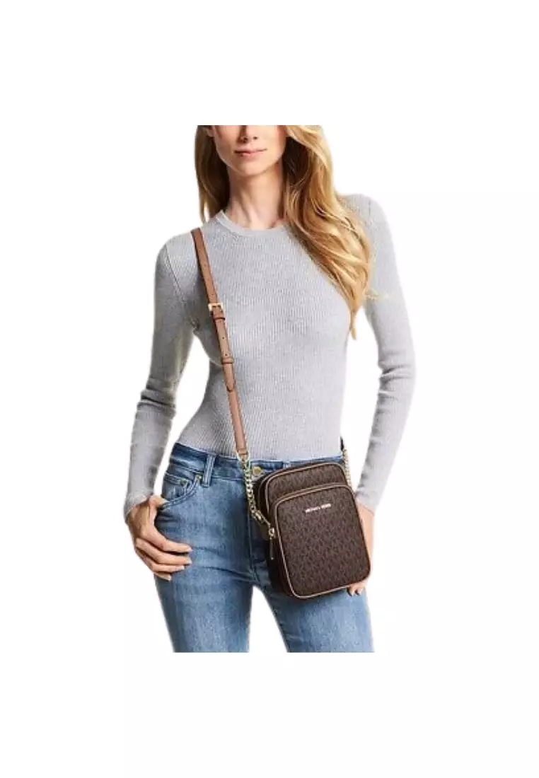 Michael kors jet clearance set travel logo crossbody