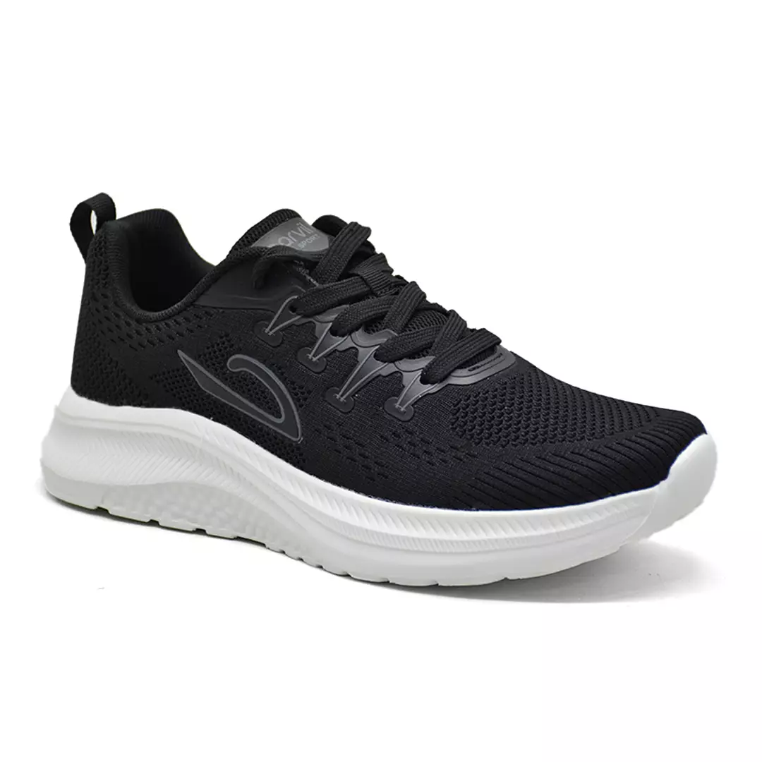 Carvil Sepatu Pria Vibero-SM Black/White