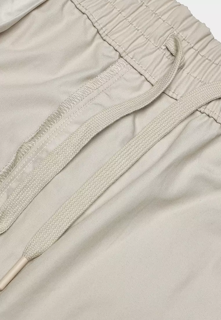 FILA CORE WHITE LINE Men Woven Pants in Light Pink