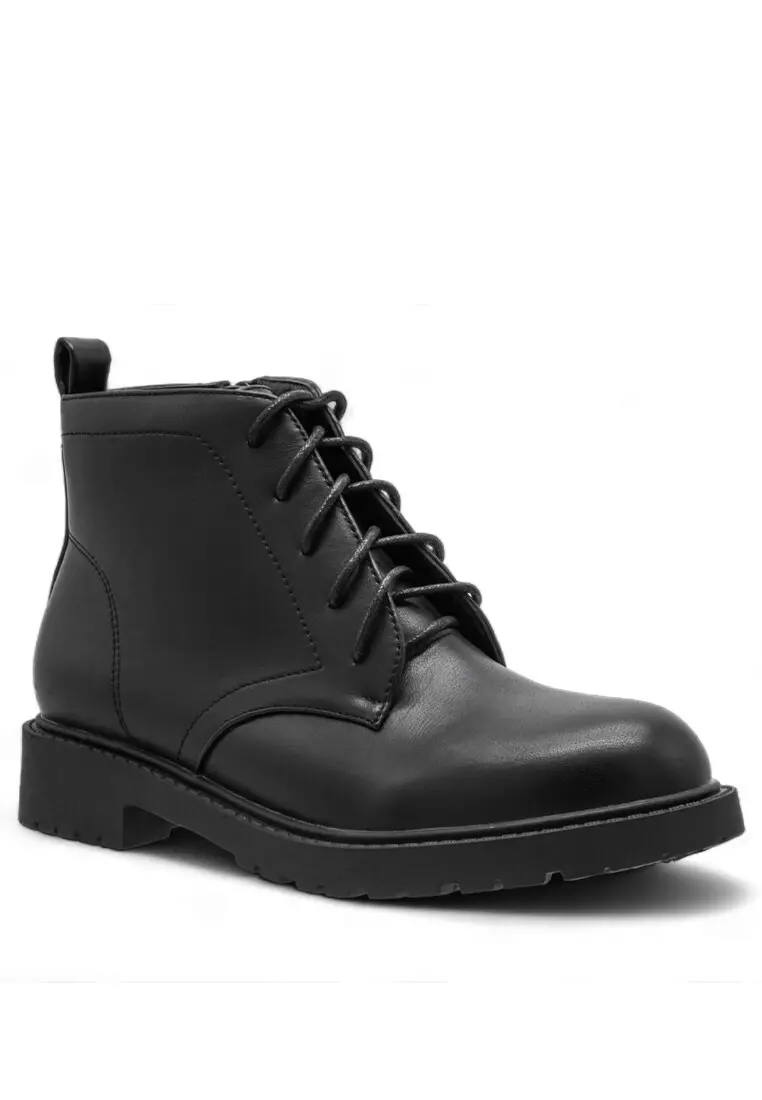 Women Faux Leather Pointed Fashion Boots - 240380104