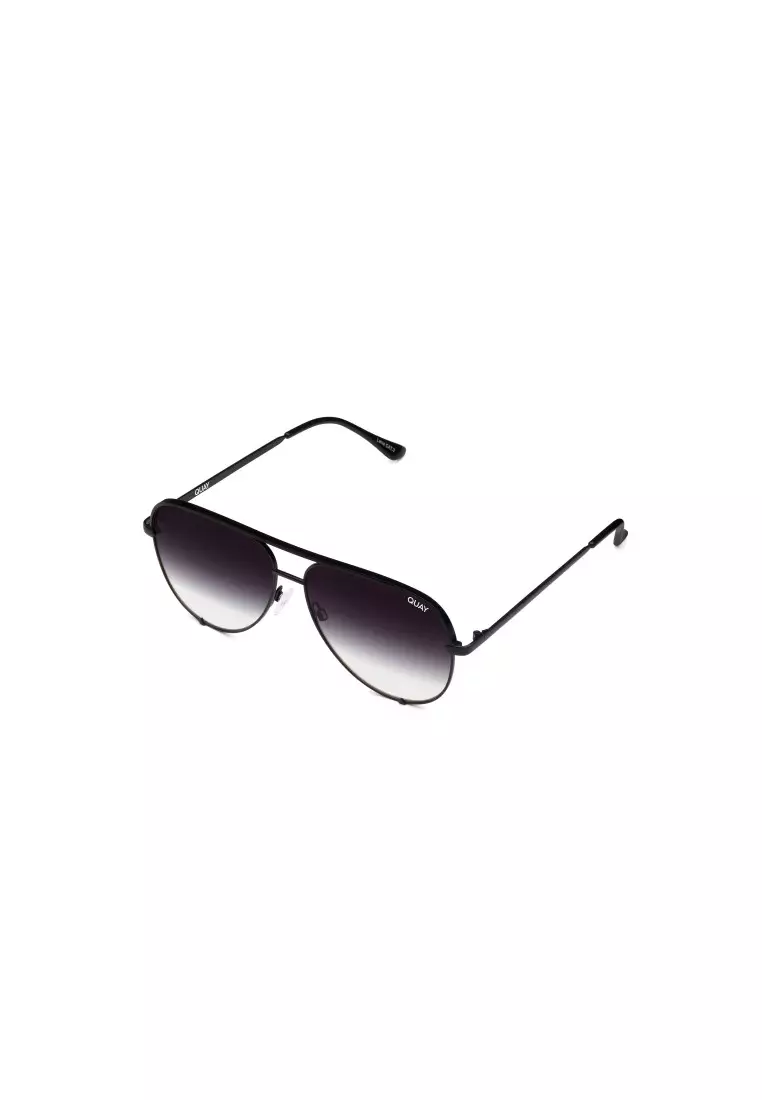 High Key Micro Sunglasses - Black/Fade