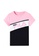FILA pink Online Exclusive FILA KIDS FILA Logo Color Block T-shirt 3-9 yrs B05E4KA00FF544GS_5